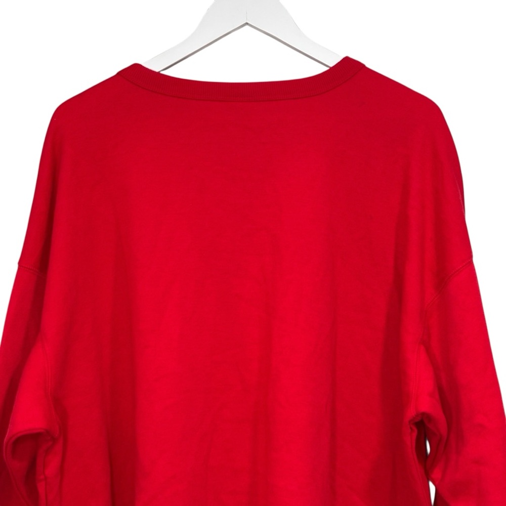 Merry & Bright Graphic Christmas Holiday Red Sweatshirt size 2X NWT Womens - Picture 8 of 11